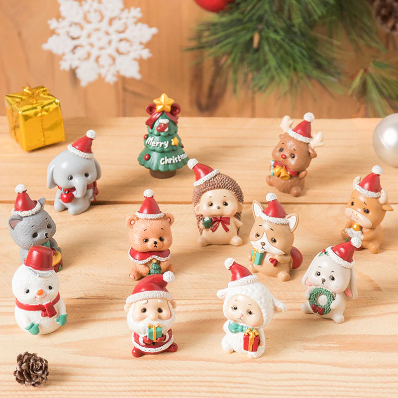🎄🎅Handmade Animal Santa Ornaments🎉-EchoDecor