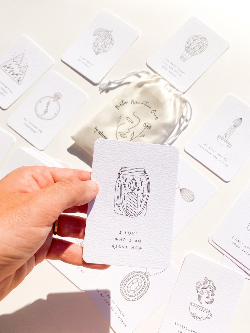 💝 Positive Daily Affirmation Cards Deck-EchoDecor