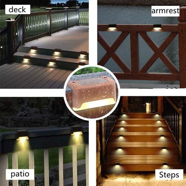 LED Solar Lamp Path Staircase Outdoor Waterproof Wall Light🔥BUY MORE SAVE MORE-EchoDecor