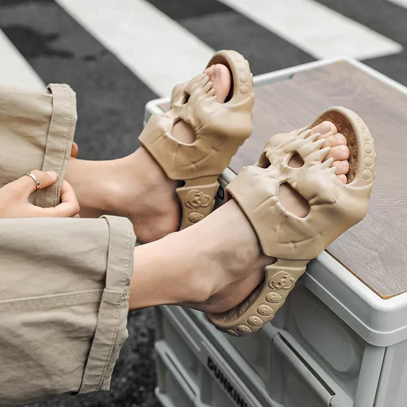 💥Hot Sale💥 💀2023 New Skull Design Single Band Slides-EchoDecor