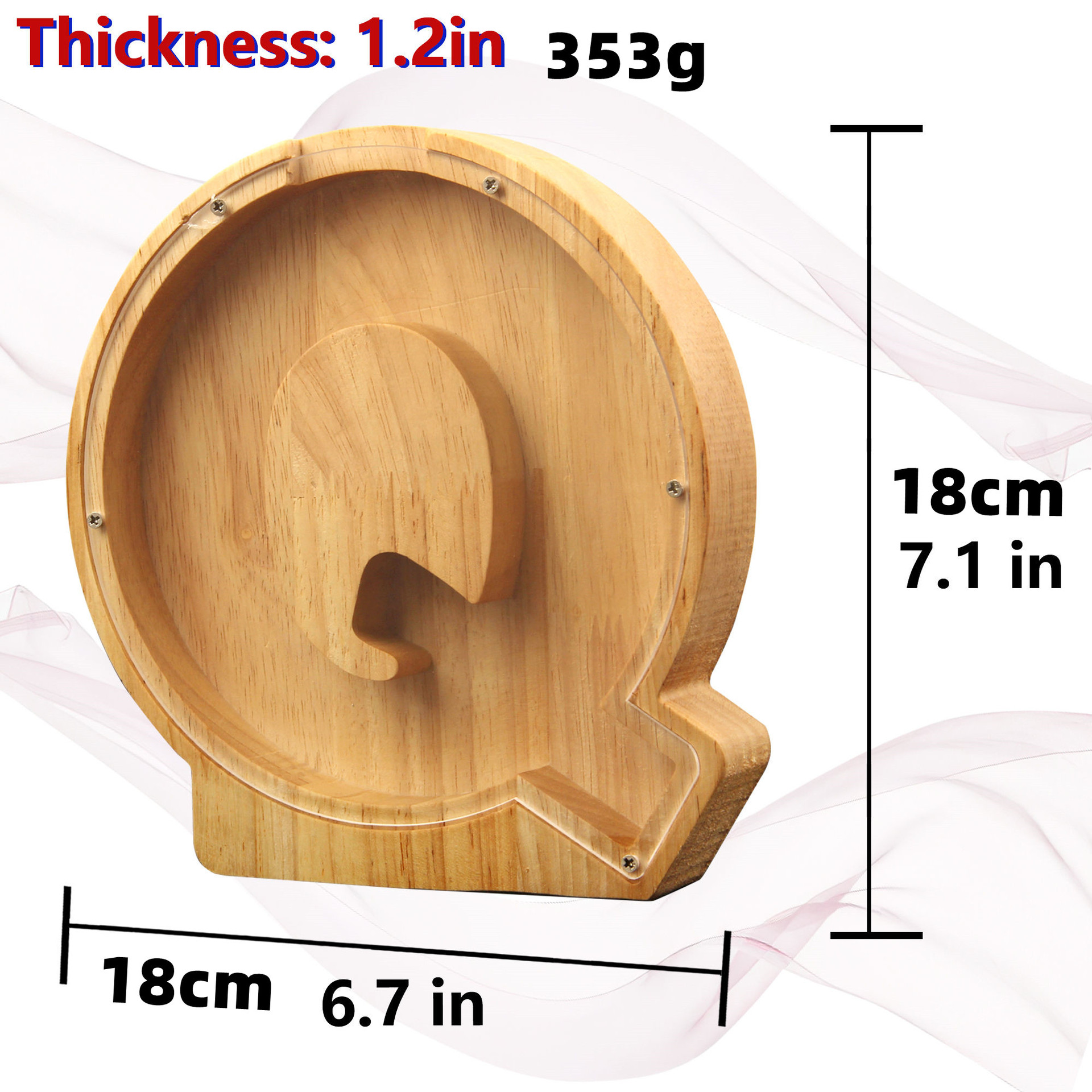 🔥 Last Day Promotion - Piggy Bank-Wood Gift For Kids-EchoDecor