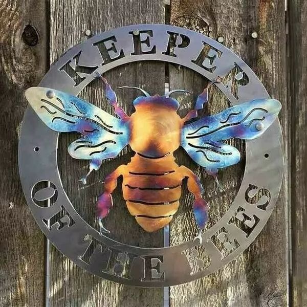 🐝Keeper of the Bees Metal Art - New Year's Promotion-EchoDecor