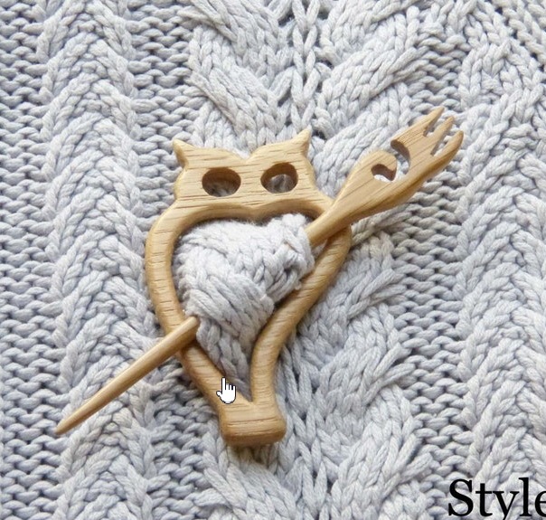 🎄 LAST DAY 50% OFF🔥 Brooch pin with wooden animal pattern (sweater clip)-EchoDecor