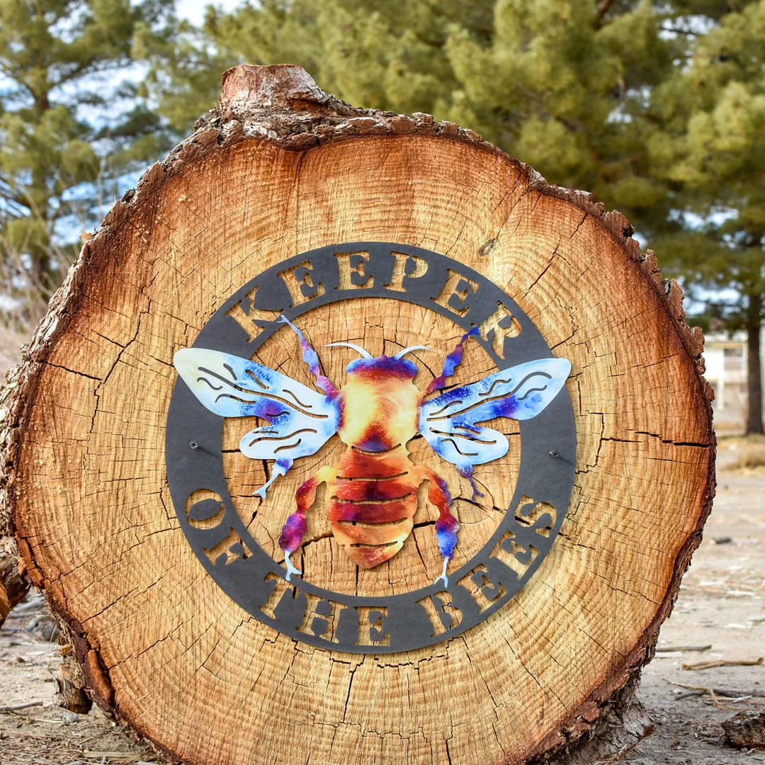 🍯Keeper of the Bees Metal Art 🐝