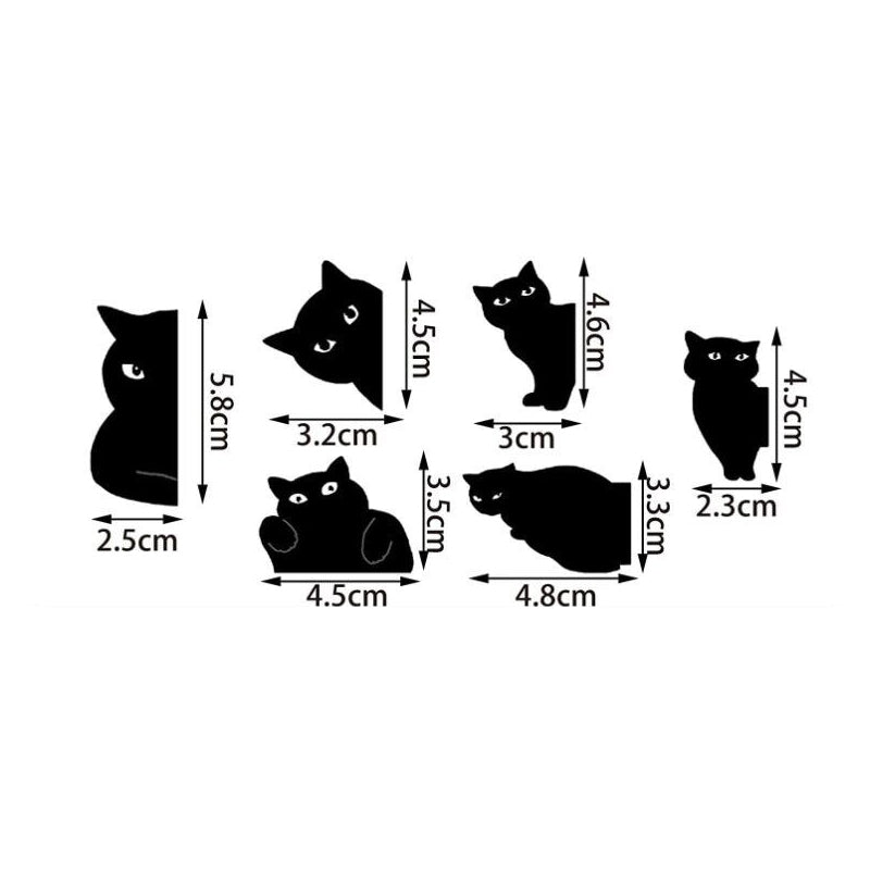 😺Magnetic Uncut Black Cat Bookmark-EchoDecor