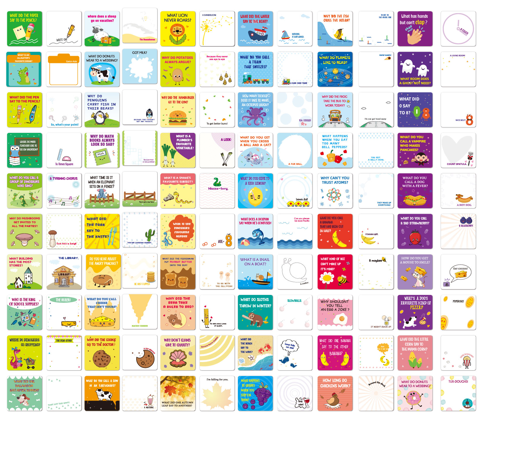 🤗Lunch Box Notes For Kids(Set Of 60 Cards)-EchoDecor