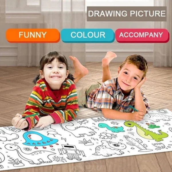 🎁The best gift for kids-49% OFF🔥Children's Drawing Roll-EchoDecor