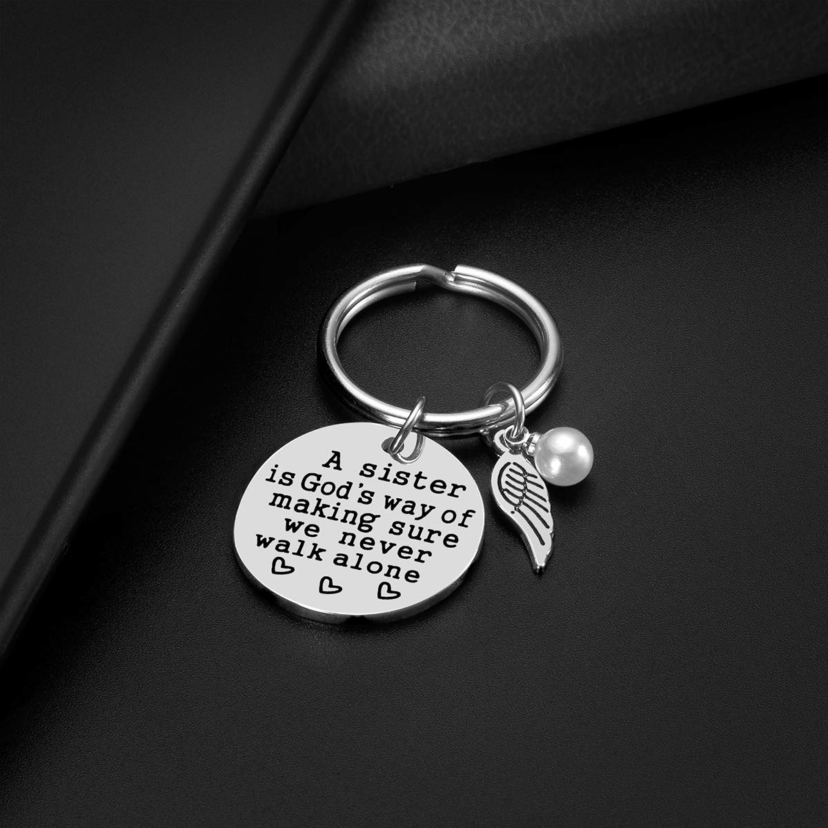 A Love Note From Sister Keychain❤-EchoDecor
