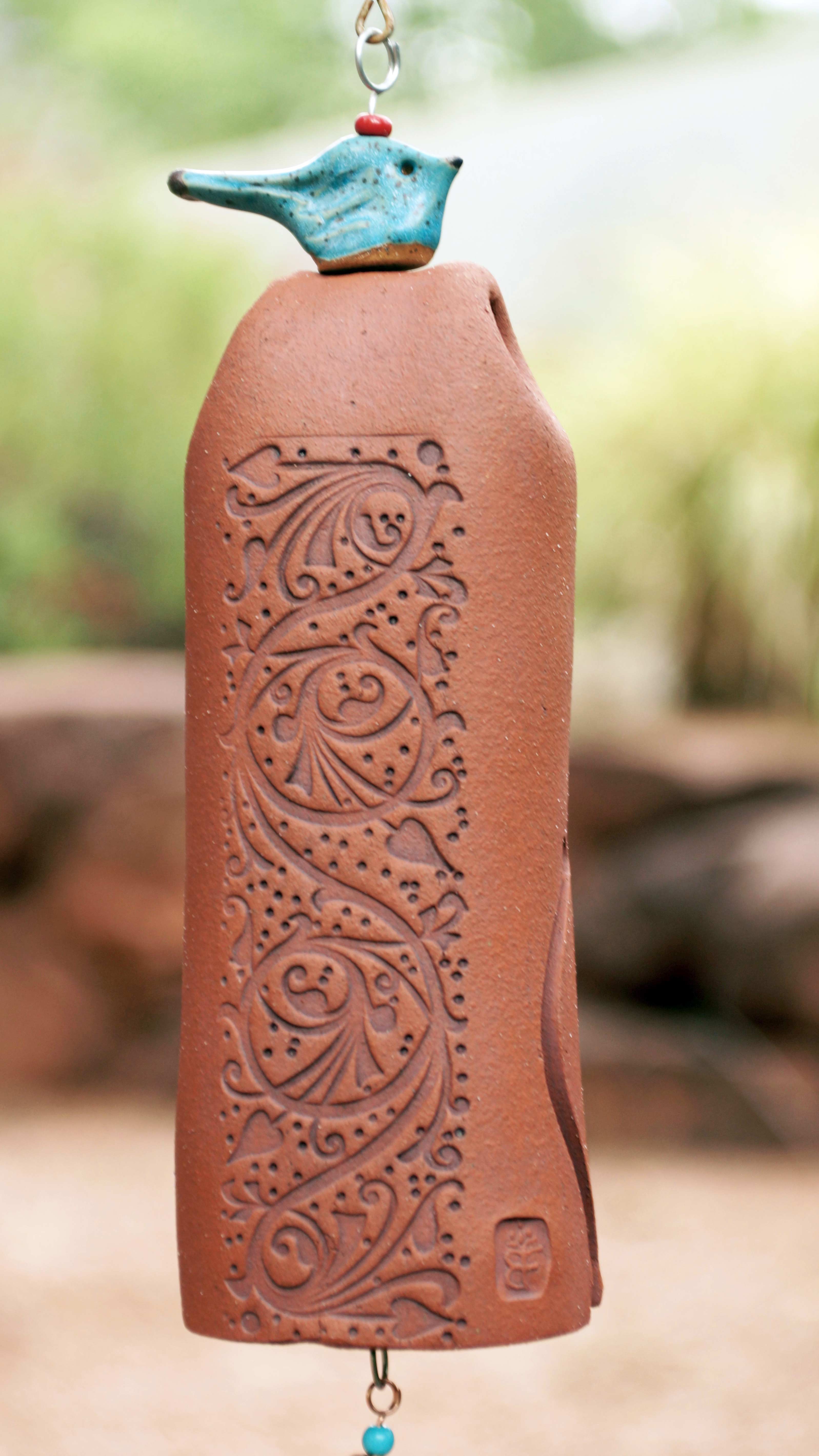 Handmade Ceramic Wind Chime-EchoDecor