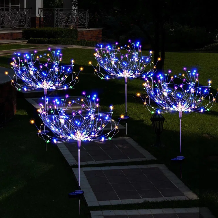 Waterproof  Solar Garden Fireworks Lamp-EchoDecor