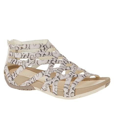 Round Toe Hollow Roman Gladiator Sandals-EchoDecor