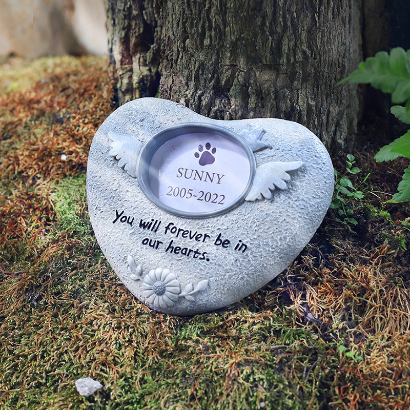 🐶Paw Print Pet Tombstone Cat/Dog Memorial -EchoDecor