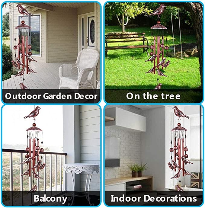 Retro Metal Wind Chime-EchoDecor