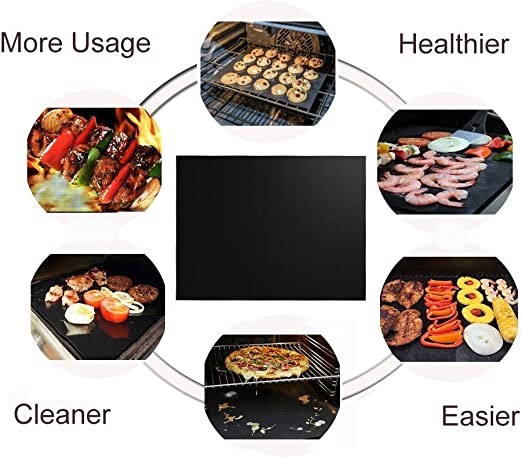 Non-Stick BBQ Grill Mats-EchoDecor