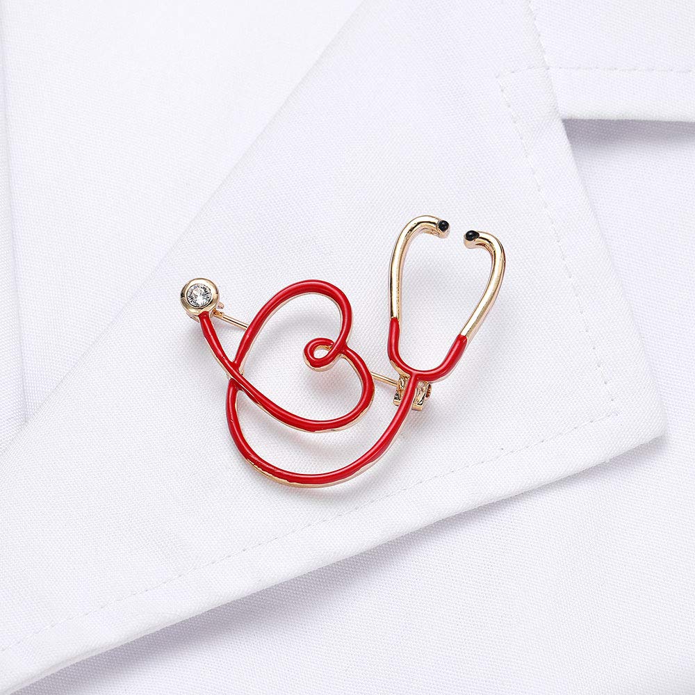 ✨Stethoscope Heartbeat Pin❤️-EchoDecor