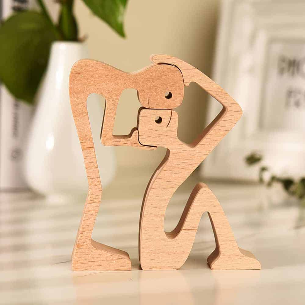 💝The Love Between You And Your Fur-Friend - Gift For Pet Lovers - Wooden Pet Carvings-EchoDecor