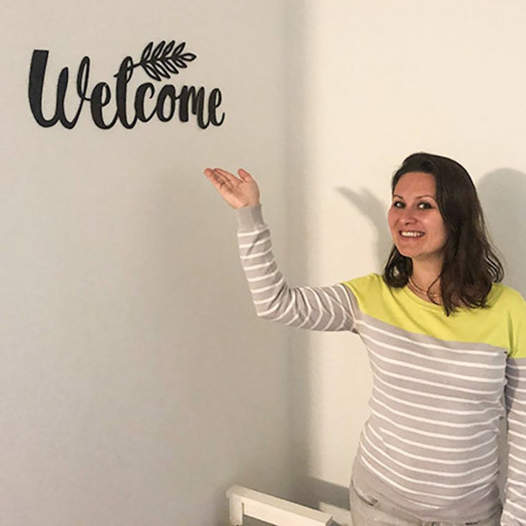 Welcome Sign-EchoDecor