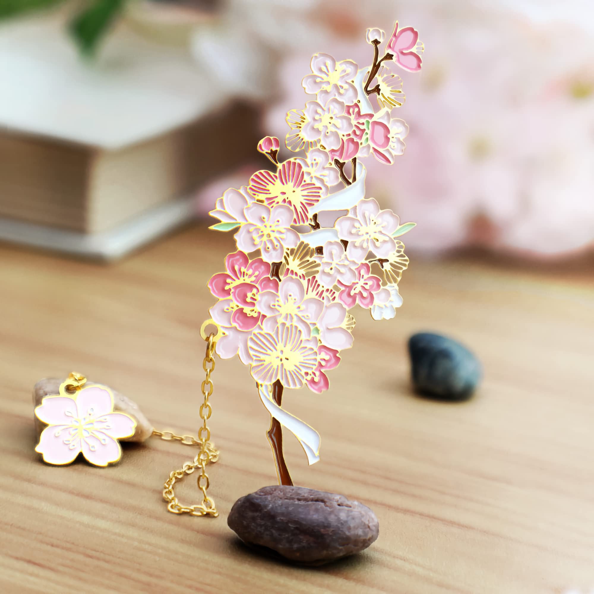 ✨Delicate Gift--🌷Metal Flower Bookmarks For Book Lovers-EchoDecor