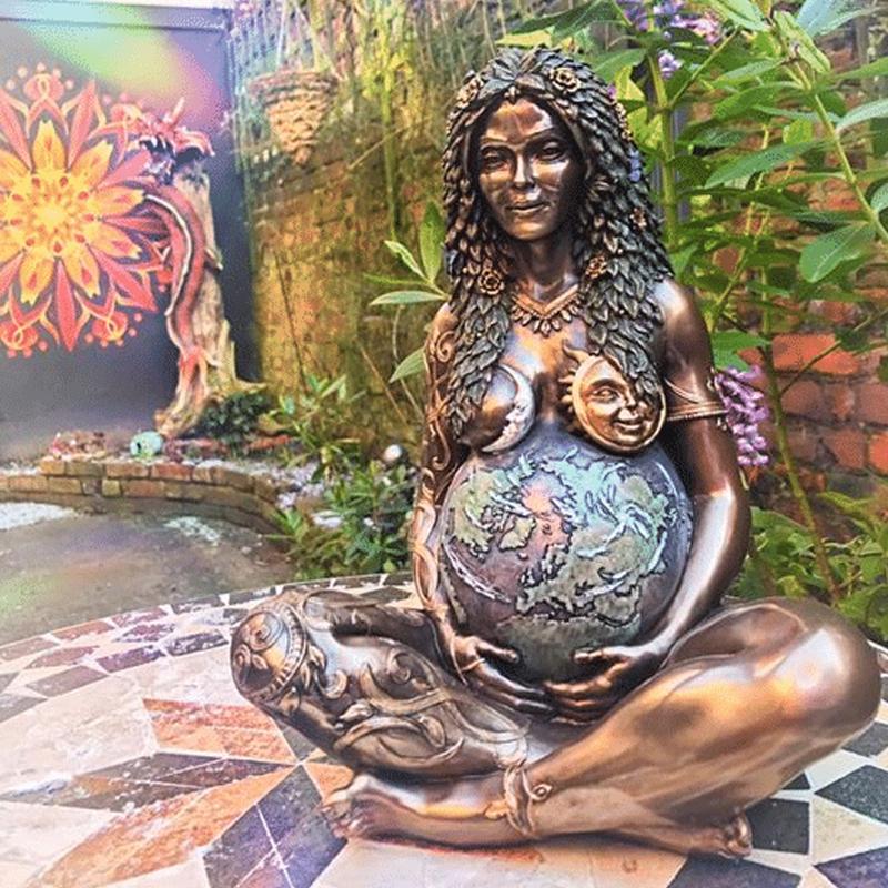 Mother Earth Goddess Statue-EchoDecor