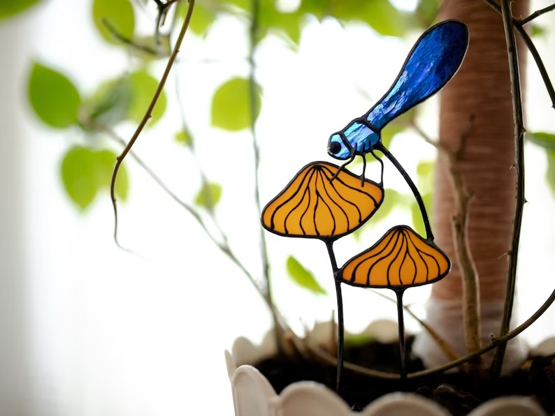 Dragon Fly Garden Stakes-EchoDecor