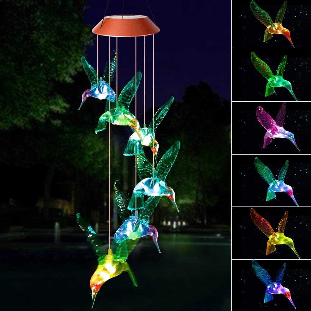 🐦🐦Solar Hummingbirds Chime-EchoDecor