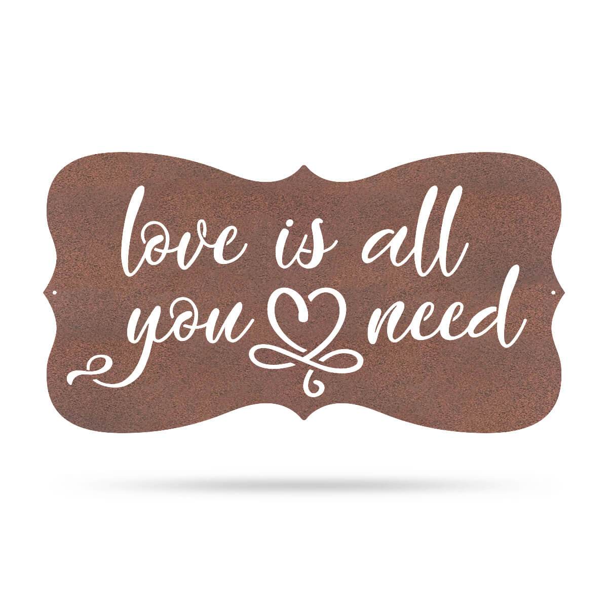 Love Is All You Need Wall Art-EchoDecor