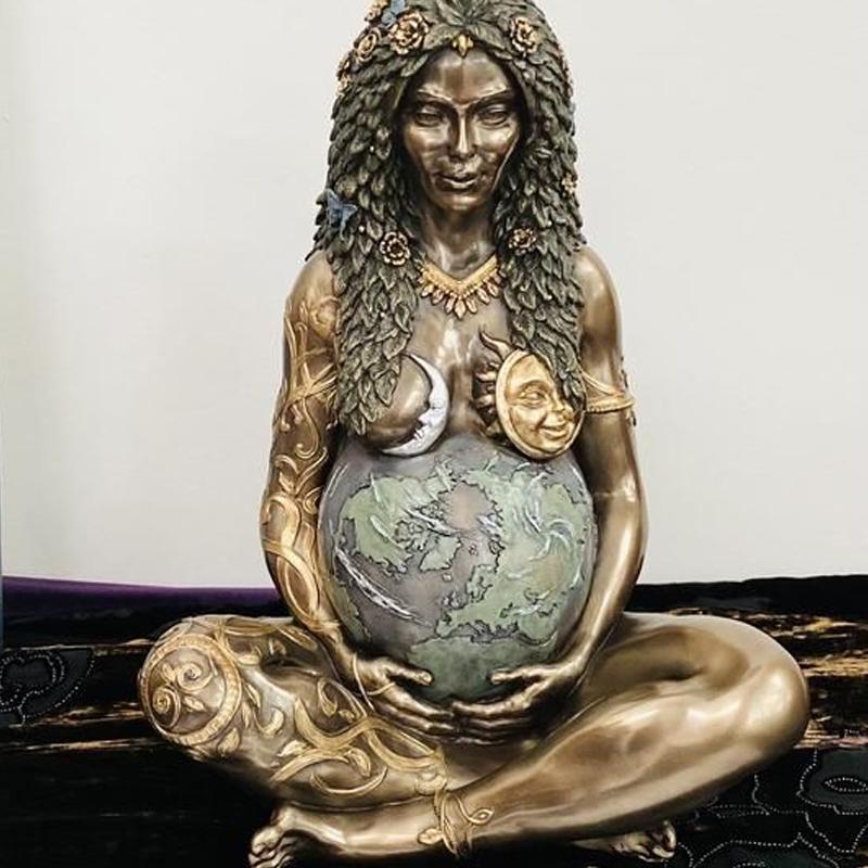 Mother Earth Goddess Statue-EchoDecor
