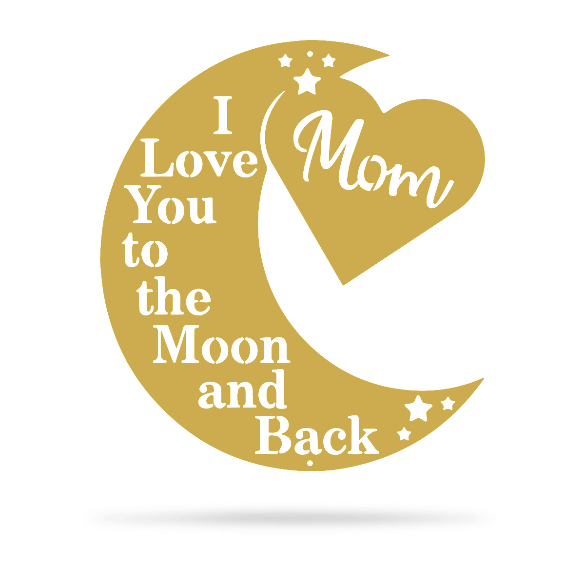 Love You To The Moon Wall Art - Mom Ltd-EchoDecor