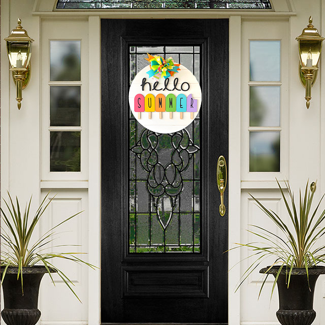 Hello Summer Door Hanger-EchoDecor
