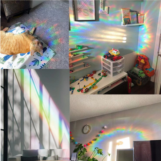 🔮2022 Christmas Hot Sale-Suncatcher Moon Crystal Wind Chime💎-EchoDecor