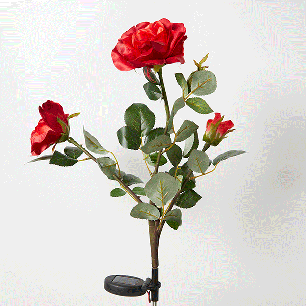 🌹 Solar Powered LED Rose Stake-EchoDecor