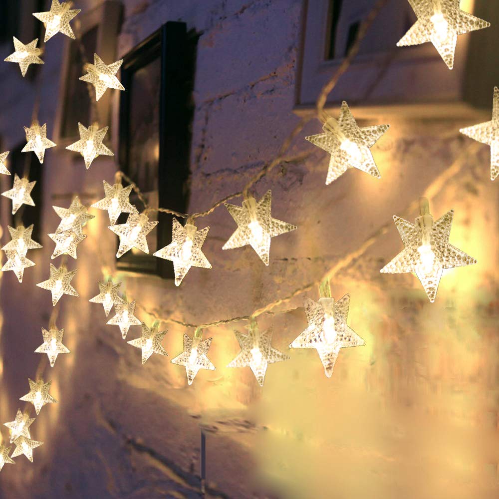 100 LED Star String Holiday Light-EchoDecor