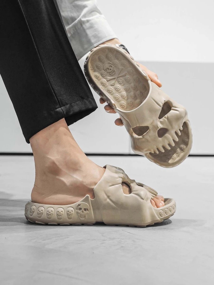 💥Hot Sale💥 💀2023 New Skull Design Single Band Slides-EchoDecor