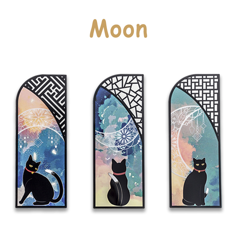 😺Translucent Cat Bookmark-6PCS-EchoDecor