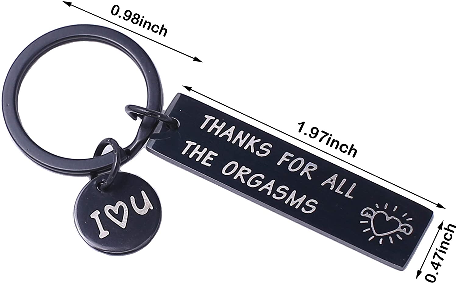 💝Valentine's Gifts-50%OFF🔥Funny Keychain For Couples - Perfect Gift-EchoDecor