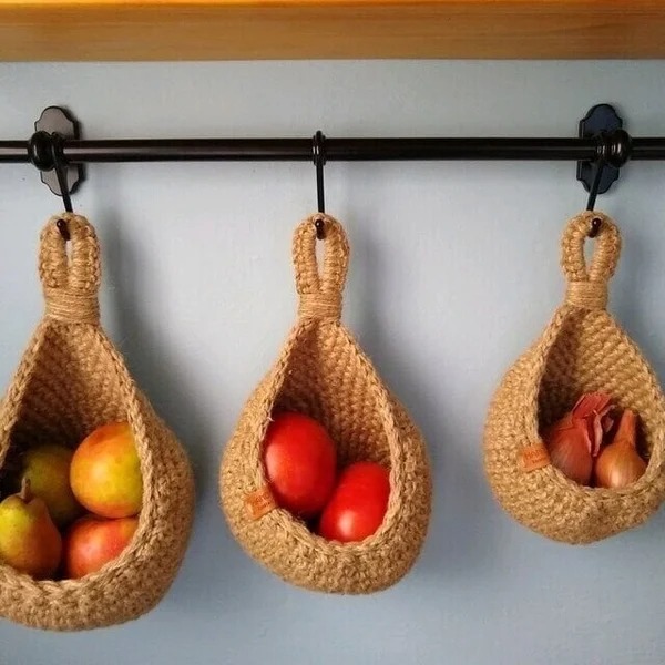 LAST DAY 50% OFF💝Hanging Wall Vegetable Fruit Baskets-EchoDecor