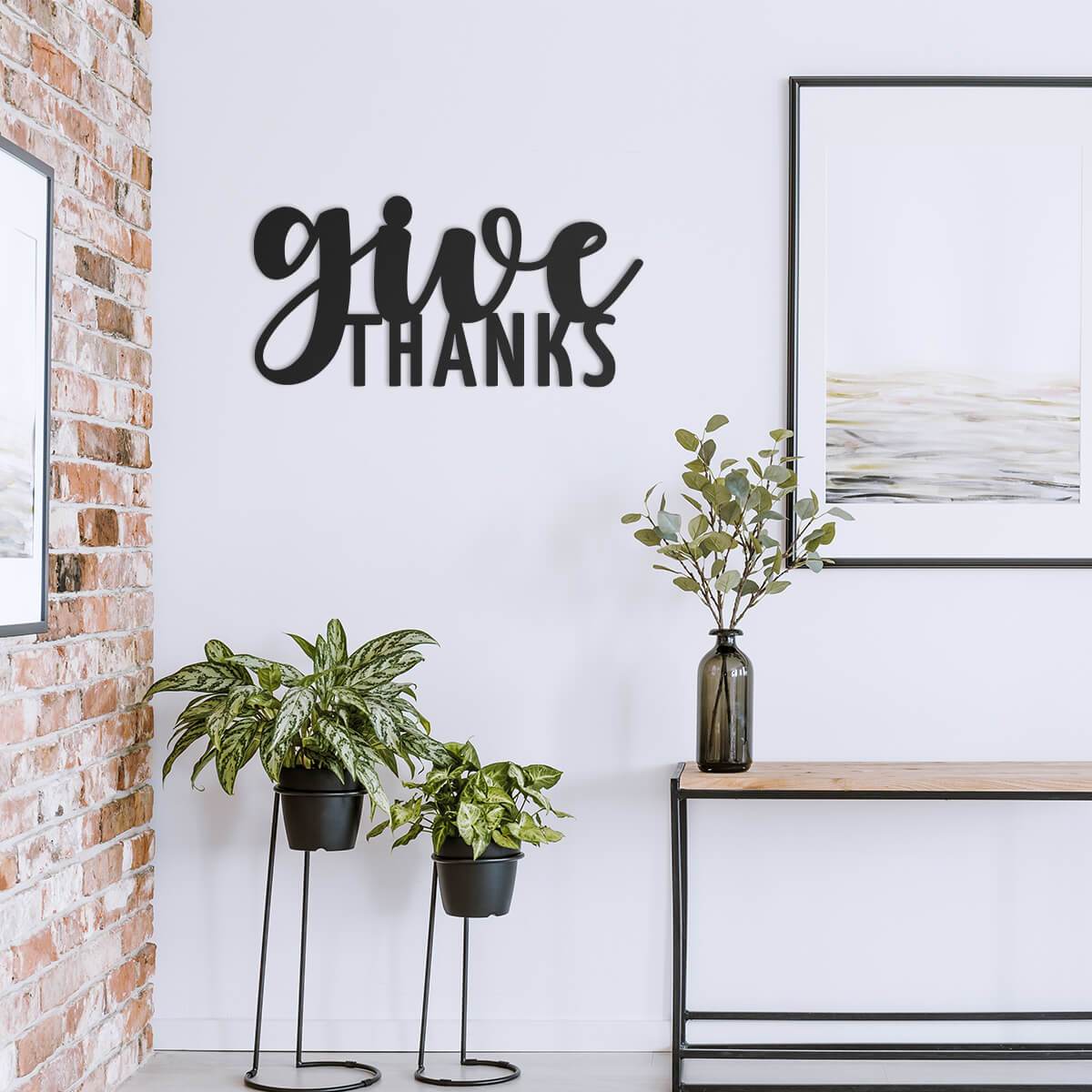 Give Thanks Wall Art-EchoDecor