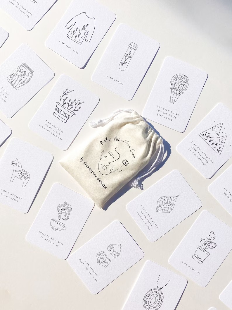 💝 Positive Daily Affirmation Cards Deck-EchoDecor