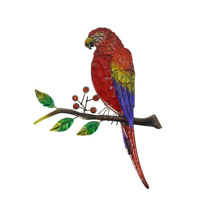 Metal Bird Parrot-EchoDecor