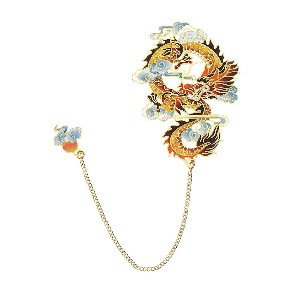 Luxury Metal Bookmark Mythical Beast Ancient Style-EchoDecor