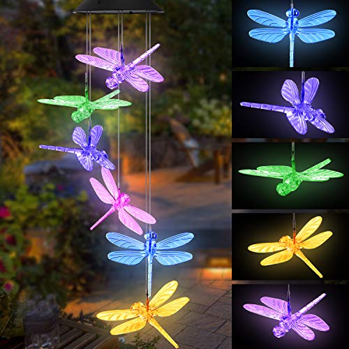 Solar-Powered Dragonfly Lights-EchoDecor
