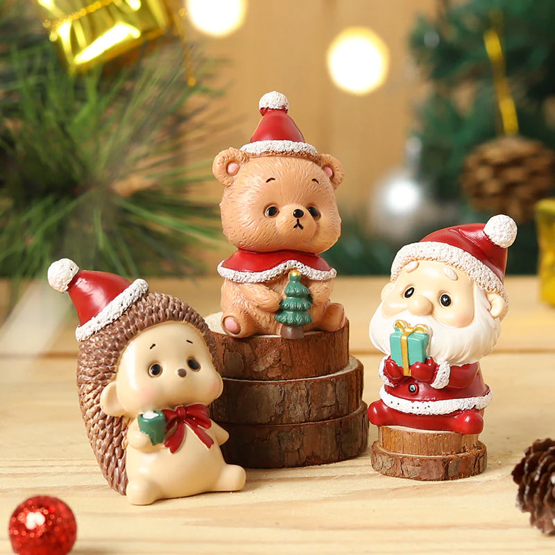🎄🎅Handmade Animal Santa Ornaments🎉-EchoDecor