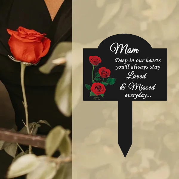 Sale Ends Today 50%OFF-Cemetery Memorial Stake for Parents