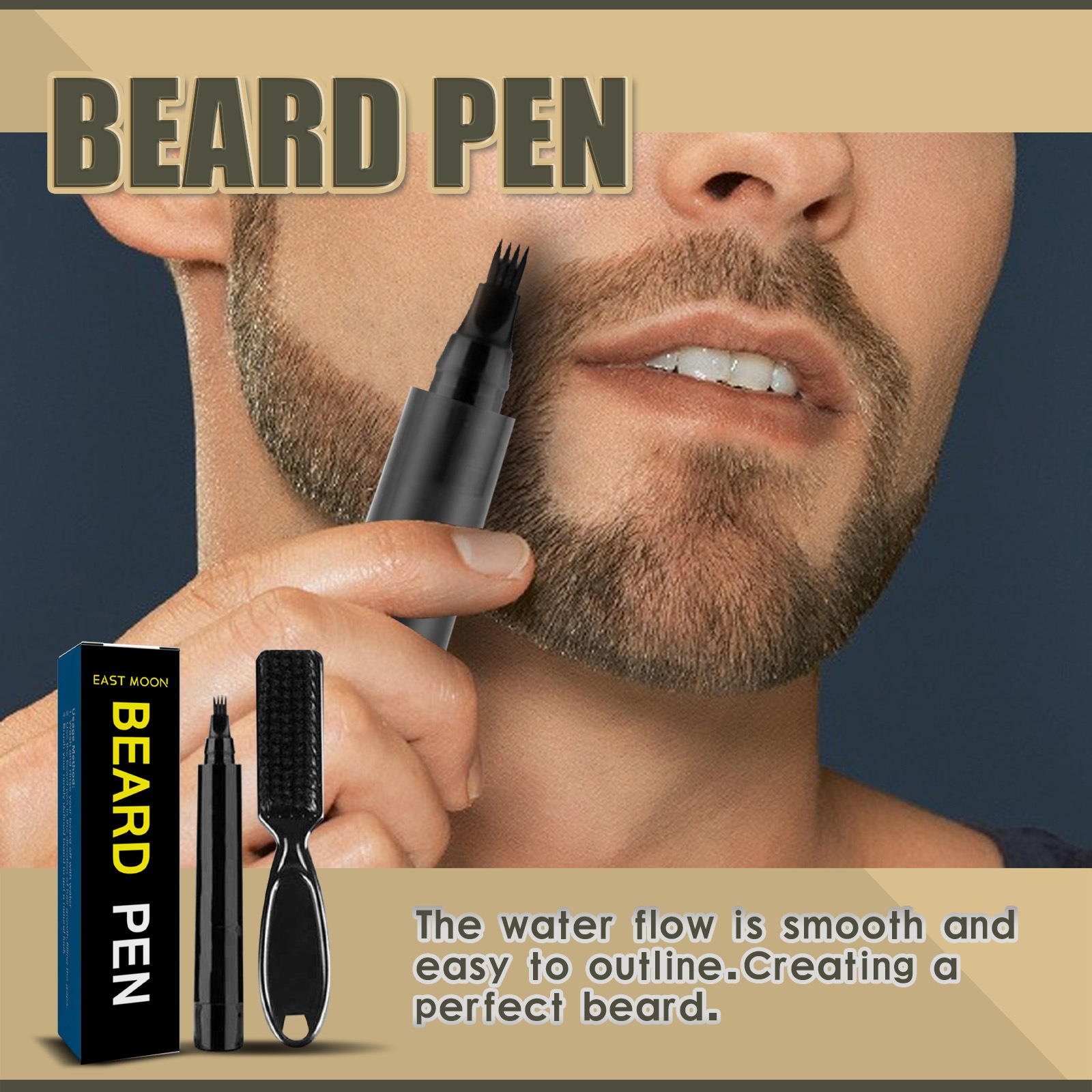 Beard Pencil Filler + 1 Free Brushes-EchoDecor