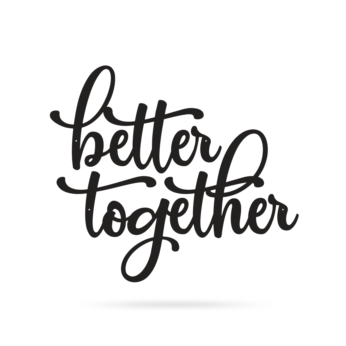 Better Together Wall Sign-EchoDecor