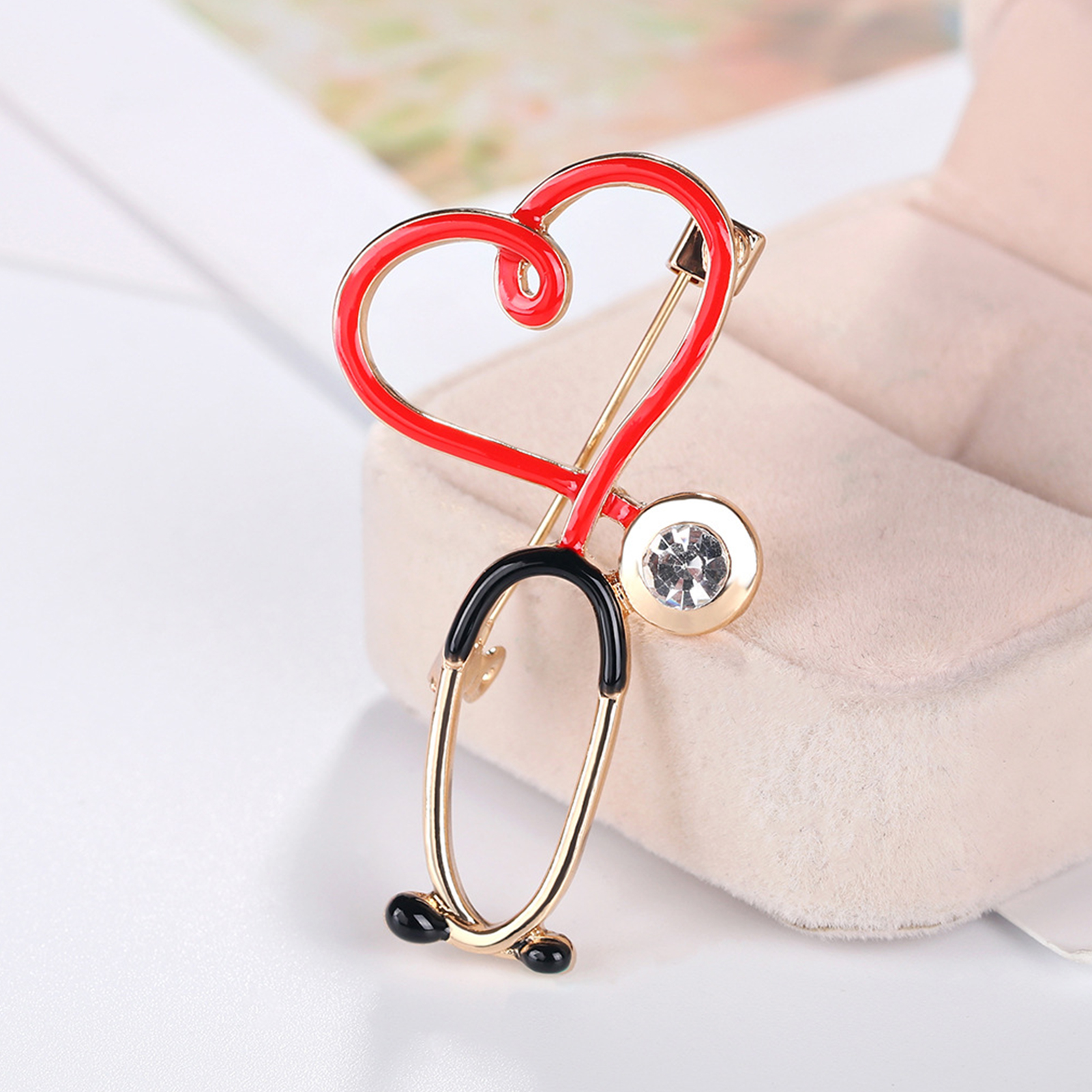 ✨Stethoscope Heartbeat Pin❤️-EchoDecor
