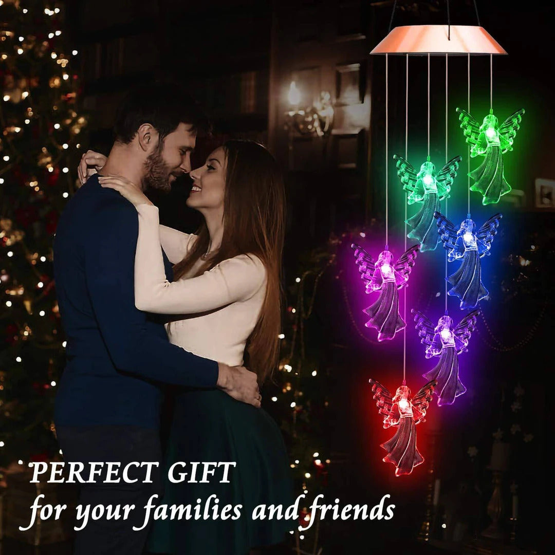 👼2022 NEW Solar Guardian Angel Wind Chime Lights-EchoDecor