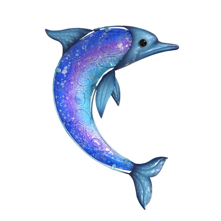 Metal Dophin-EchoDecor