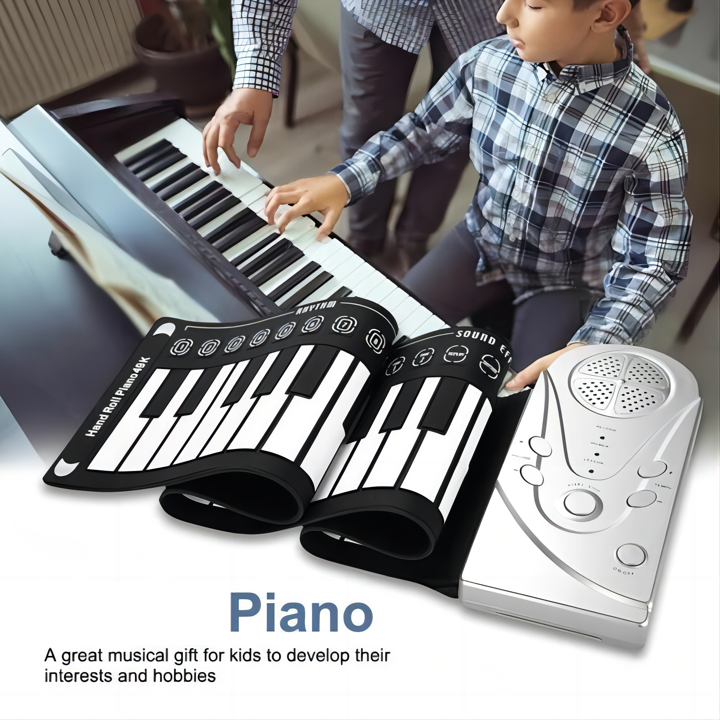 🎹Best Christmas Gift - Hand Roll Portable Piano (Today 49% OFF)-EchoDecor