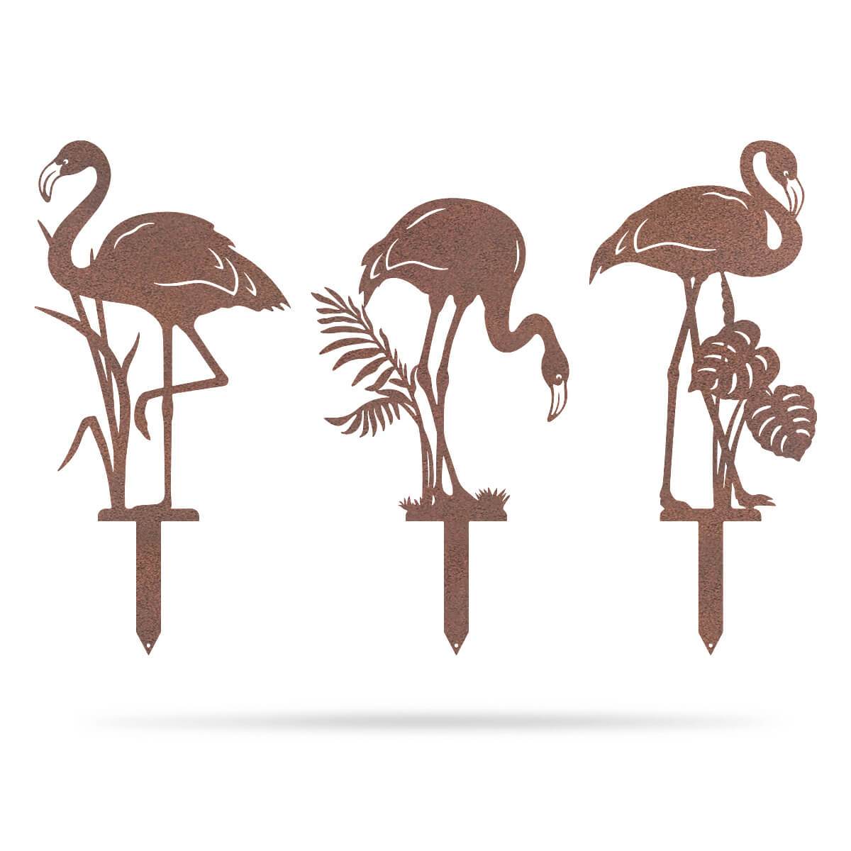Garden Art - Flamingo 3 Pack-EchoDecor